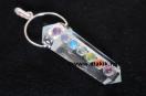 Crystal Quartz Chakra Double terminated Pendant